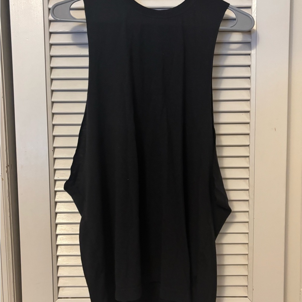 Athletic Works Black Graphic Logo Tank